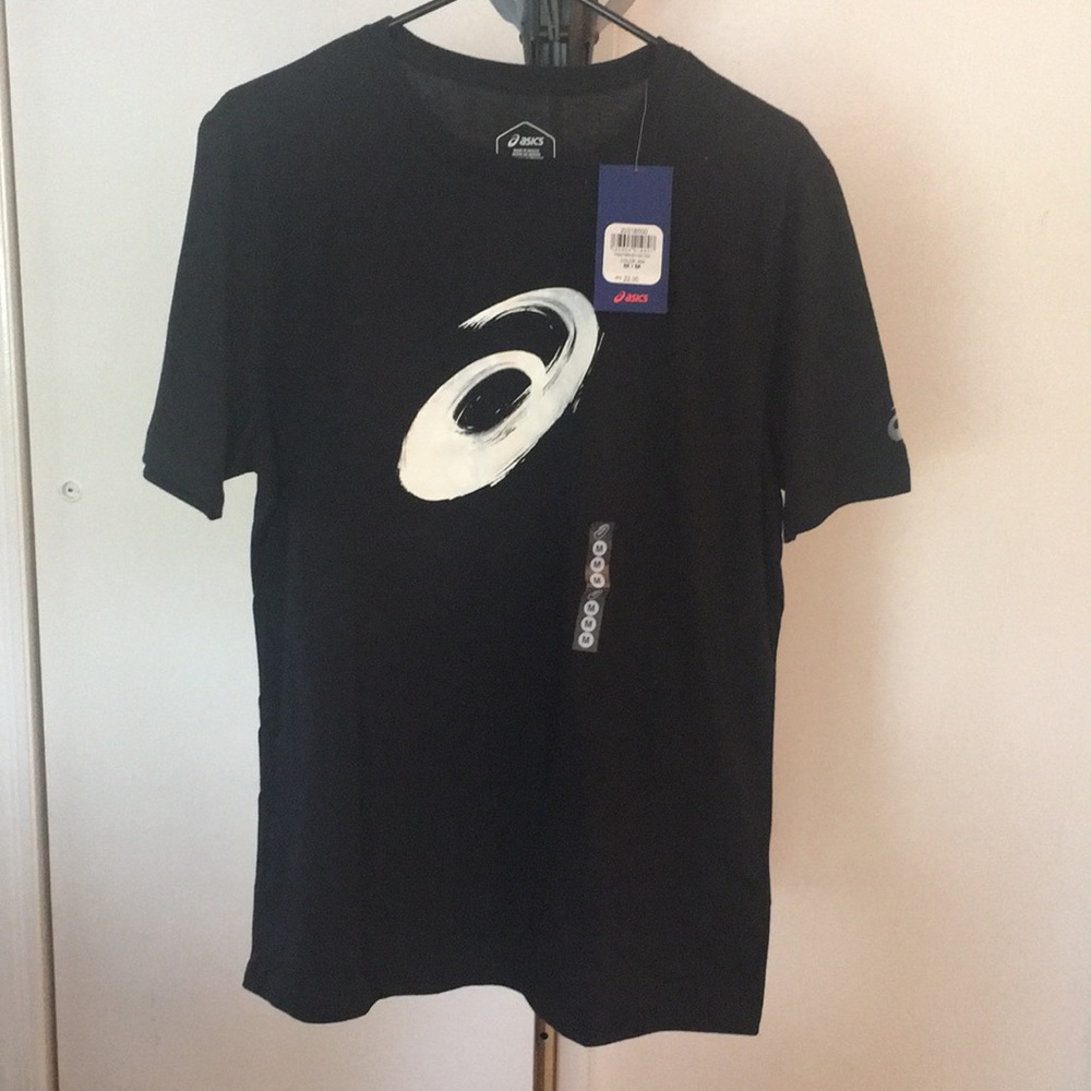 Black Asics Paintbrush T-Shirt